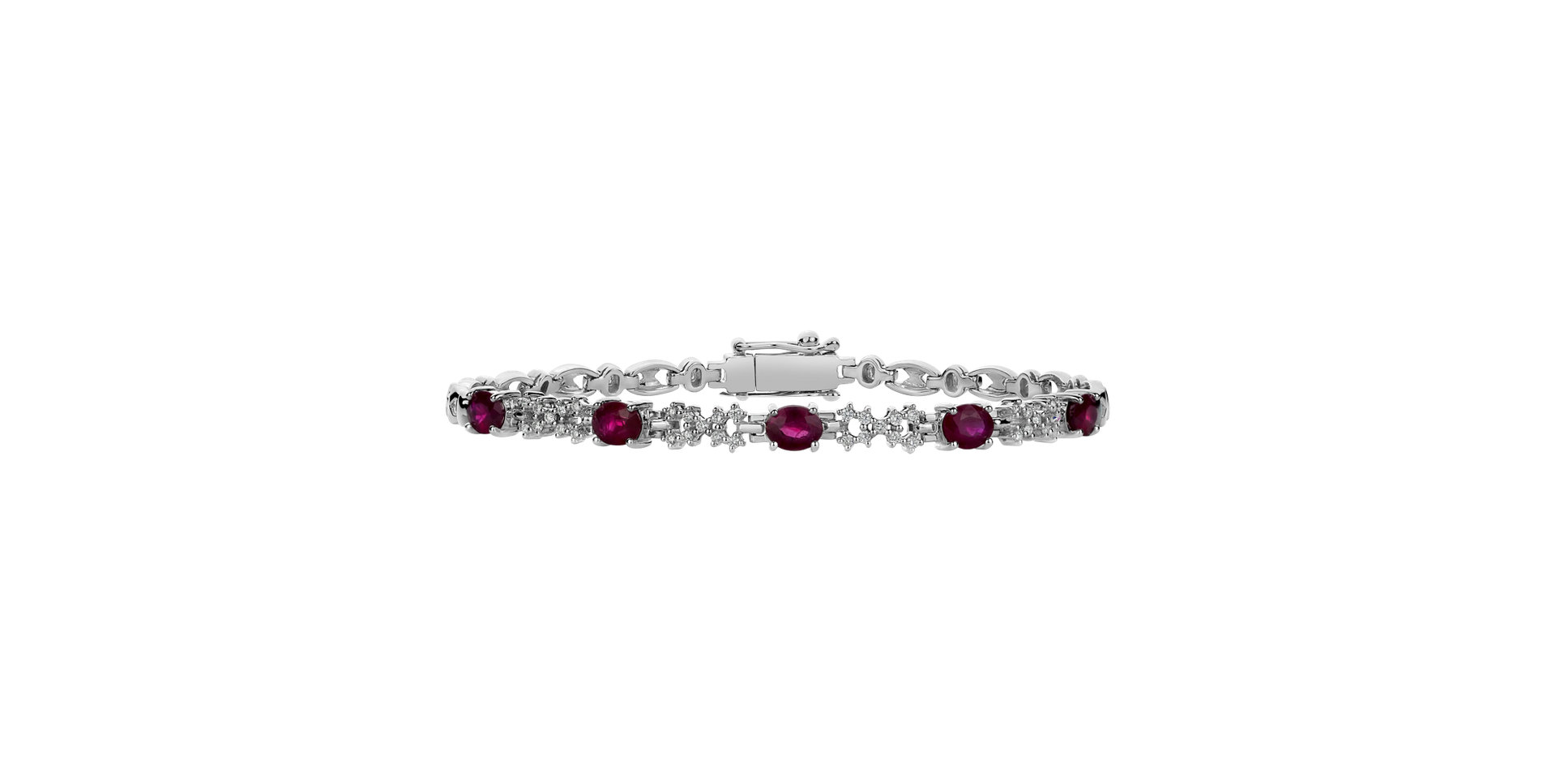 Náramok s diamantmi a rubínmi Ruby Duchess