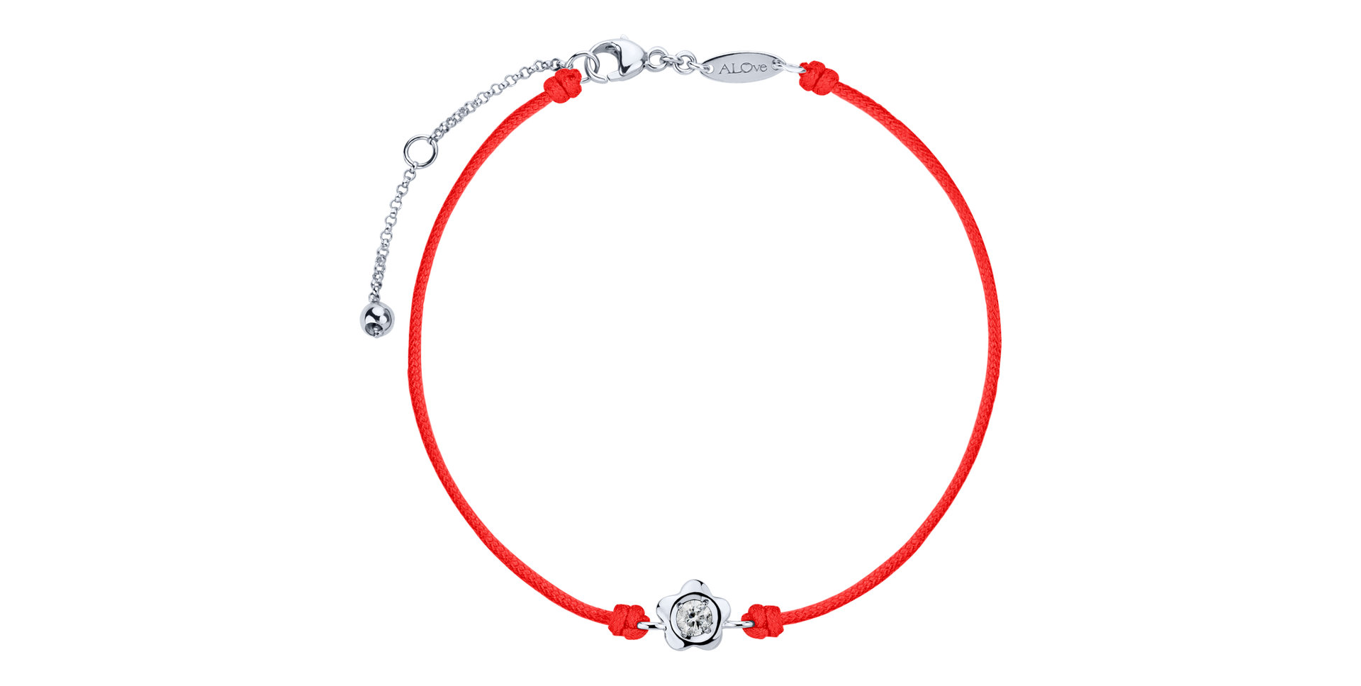 Diamantový náramok so šnúrkou Diamond Blossom