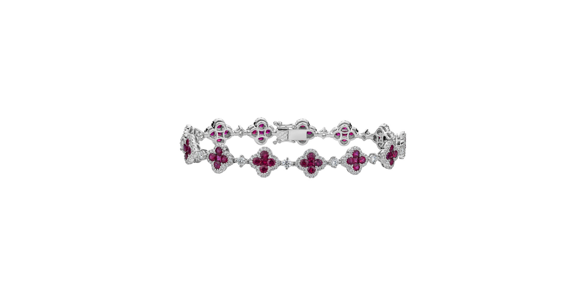 Náramok s diamantmi a rubínmi Ruby Future