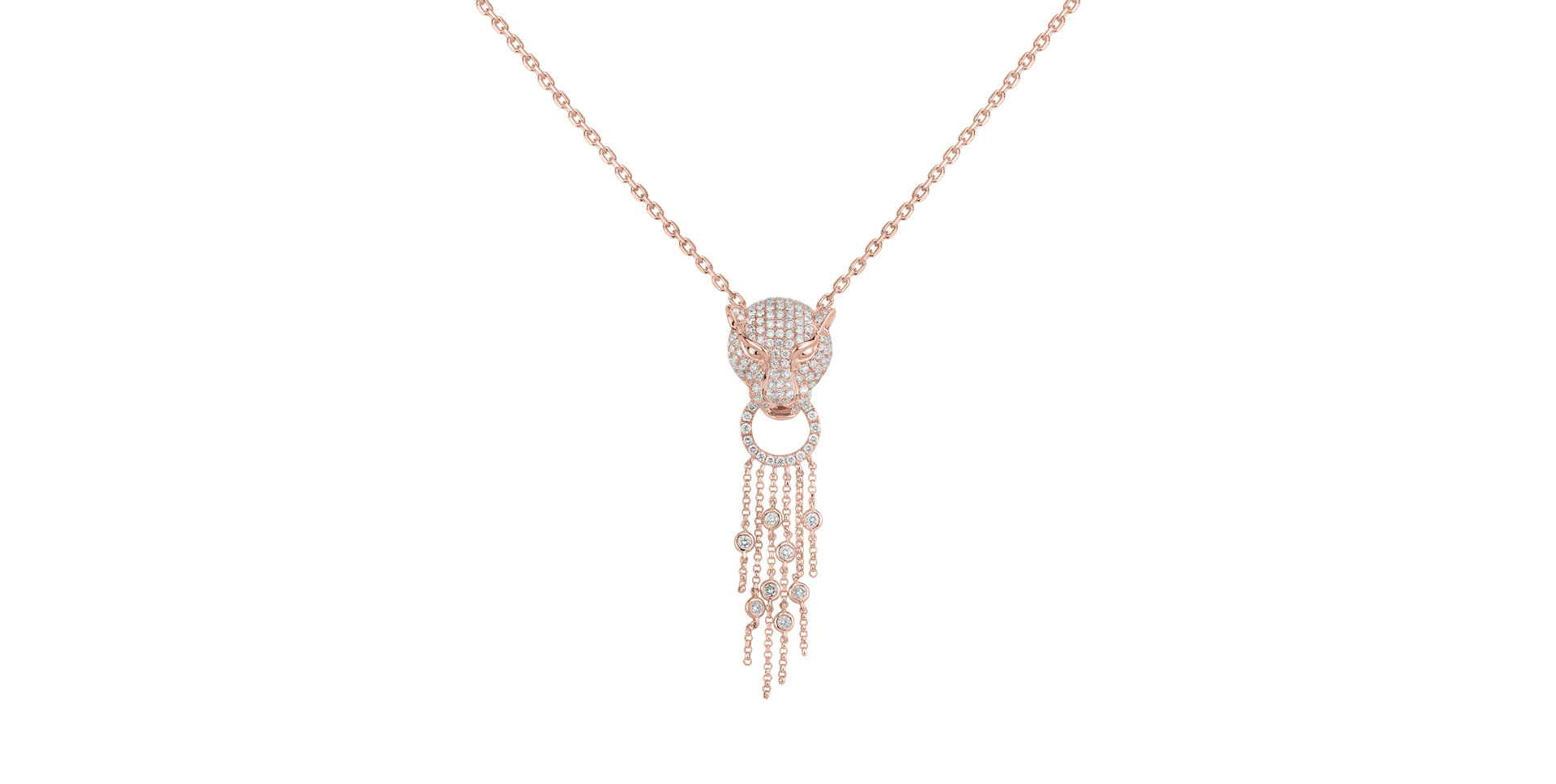 Náhrdelník s diamantmi Majestic Tiger