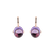 Náušnice s ametystom diamantmi Shining Grace5