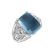 Prsteň s akvamarínom a diamantmi Ocean Sin6