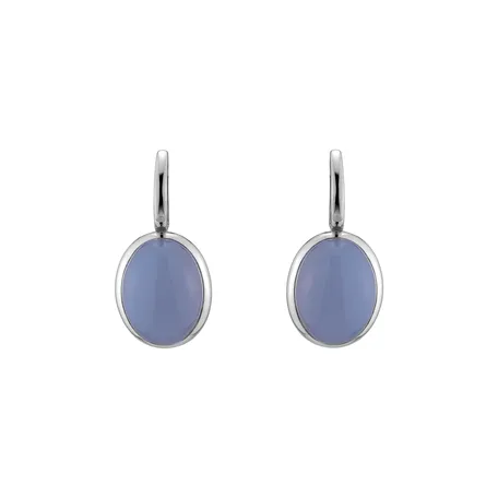 Náušnice s chalcedonom Miracle Cosmos