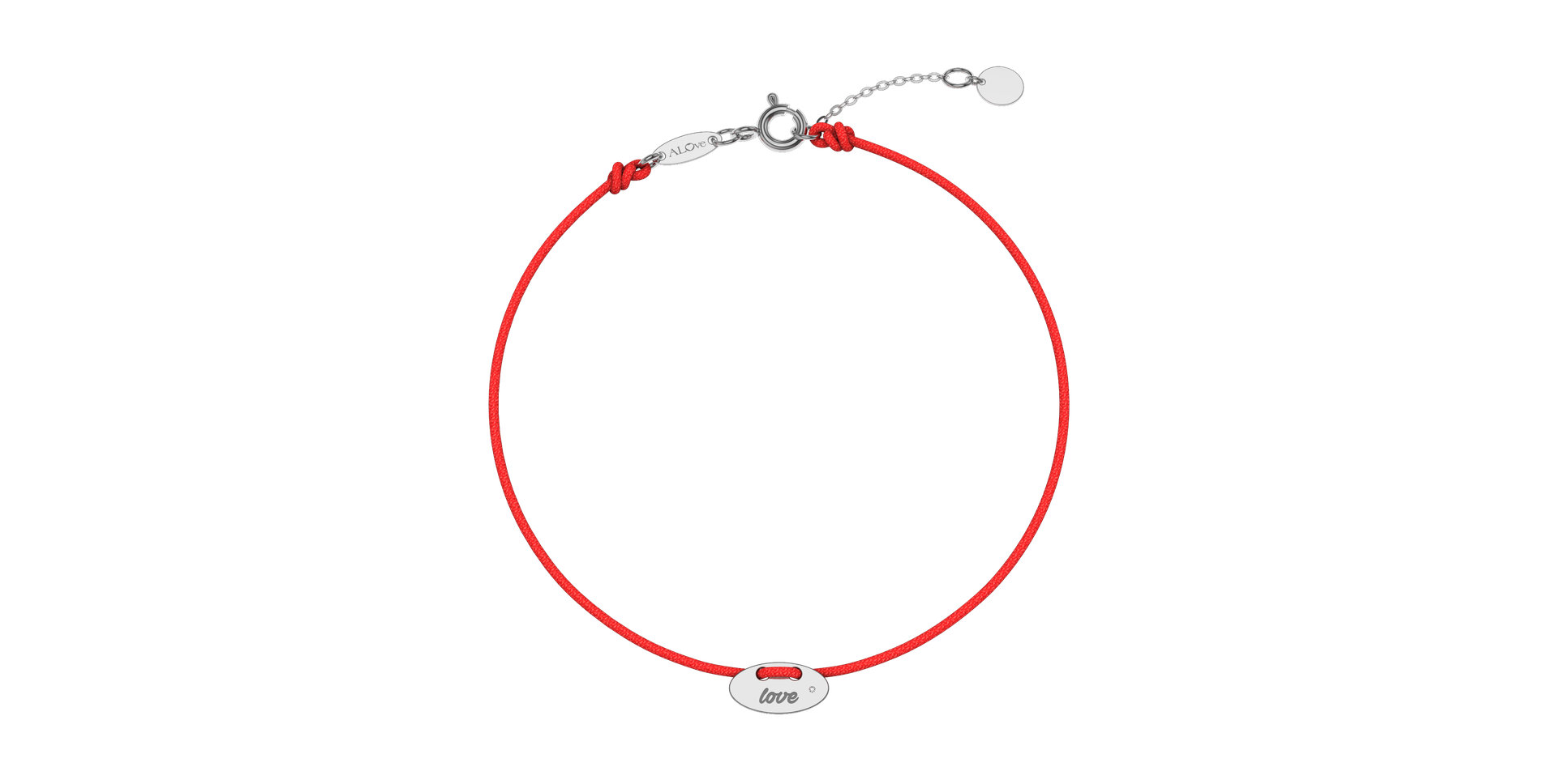 Diamantový náramok so šnúrkou Mini Stamp