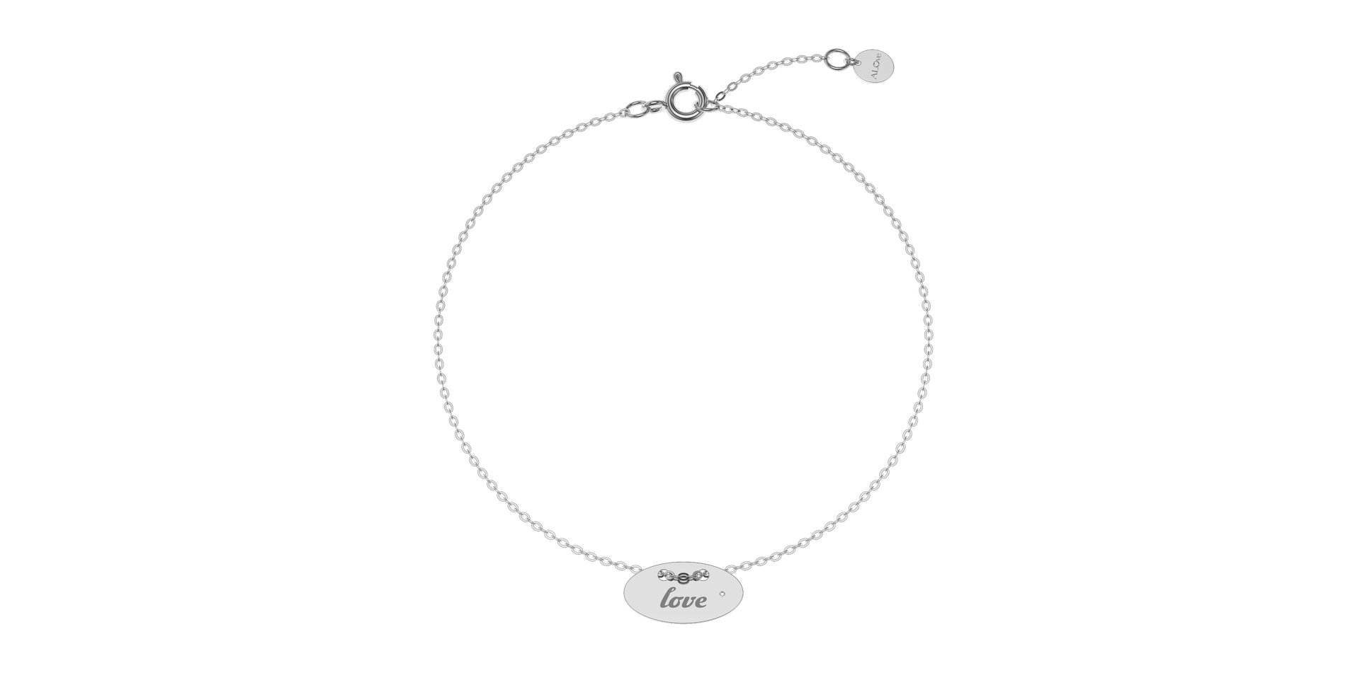 Náramok s diamantom Stamp