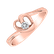 Prsteň s diamantom Love Message5