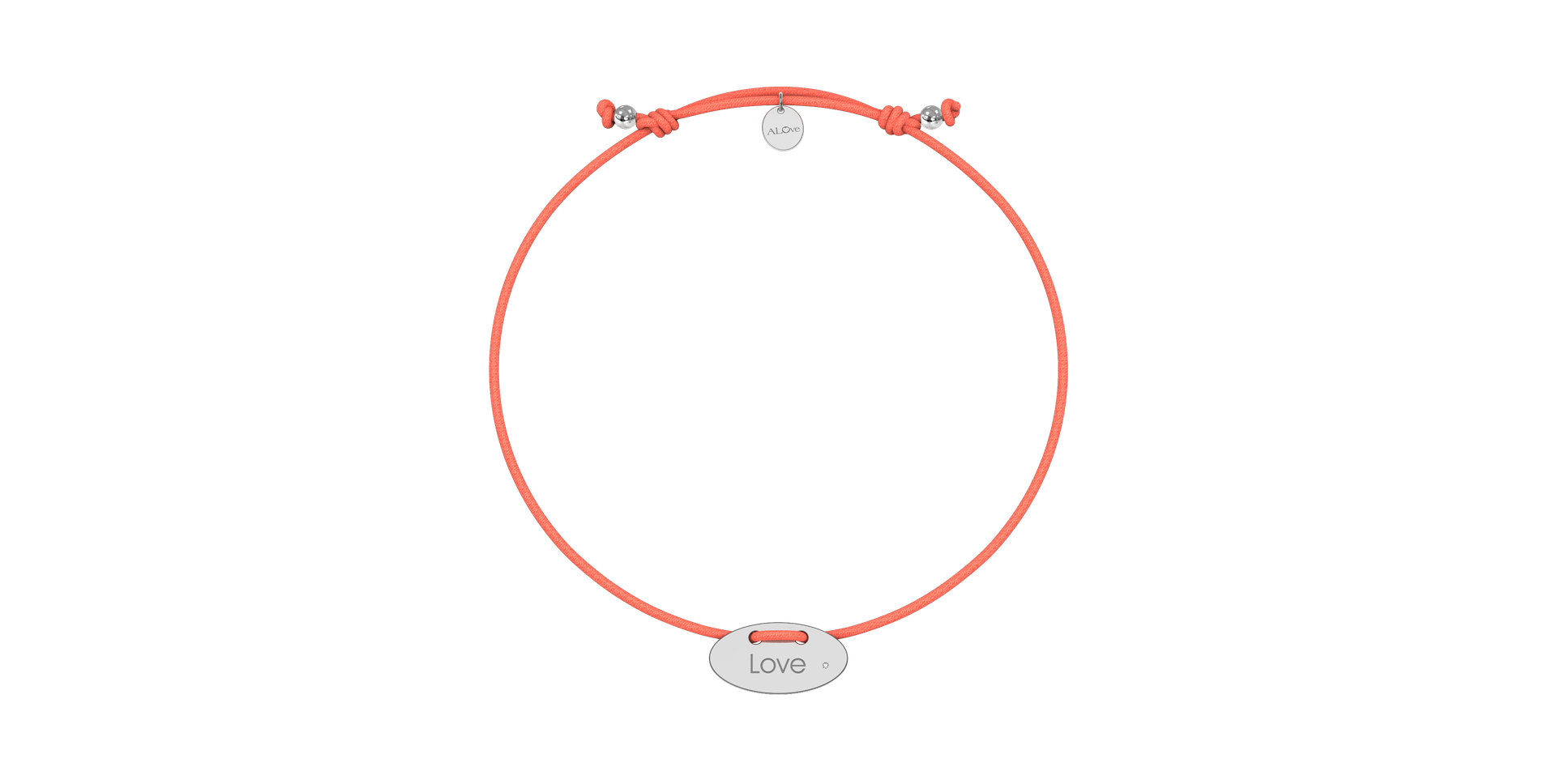 Diamantový náramok so šnúrkou Stamp