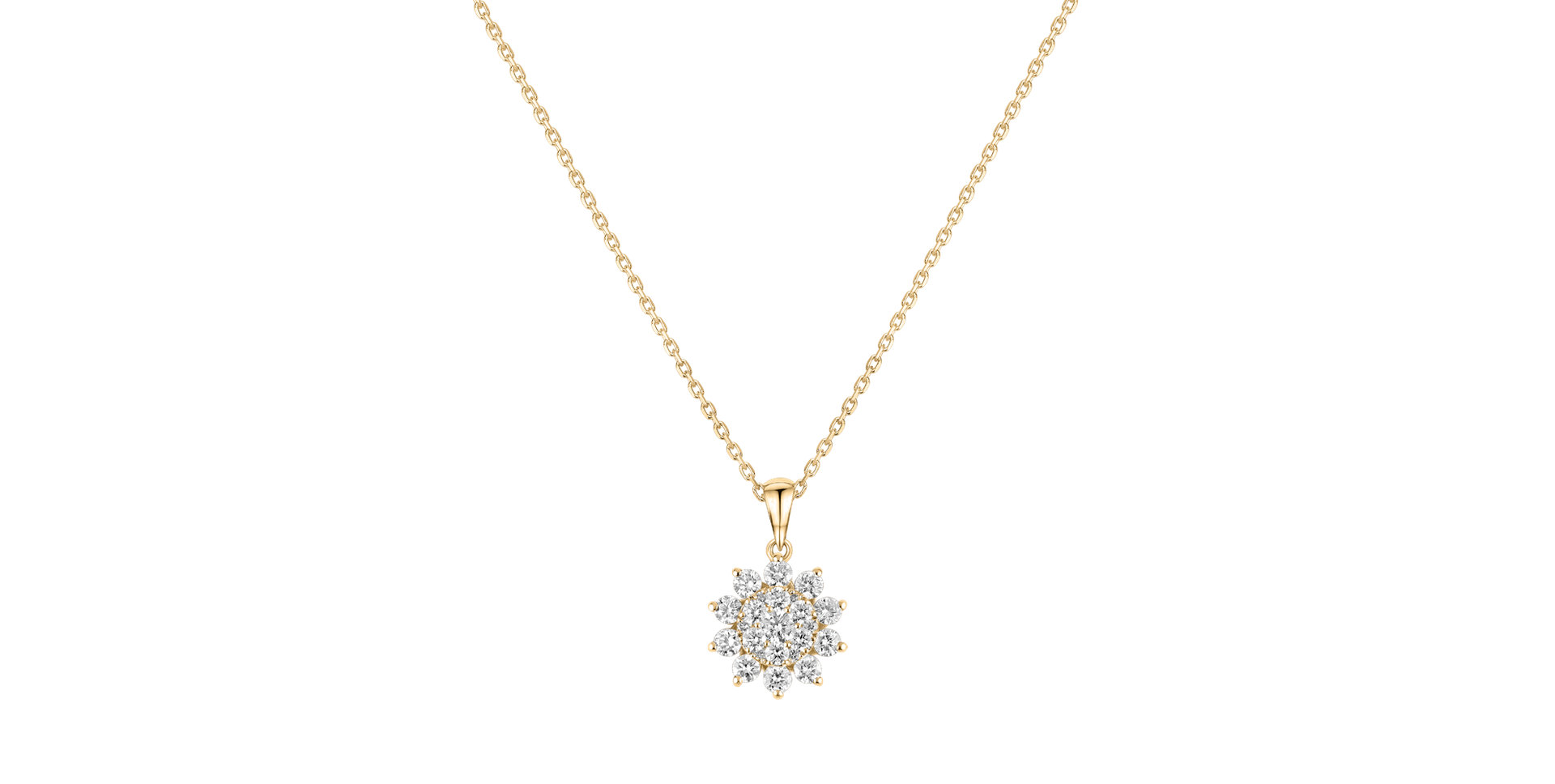 Přívěsok s diamantmi Divine Brilliance