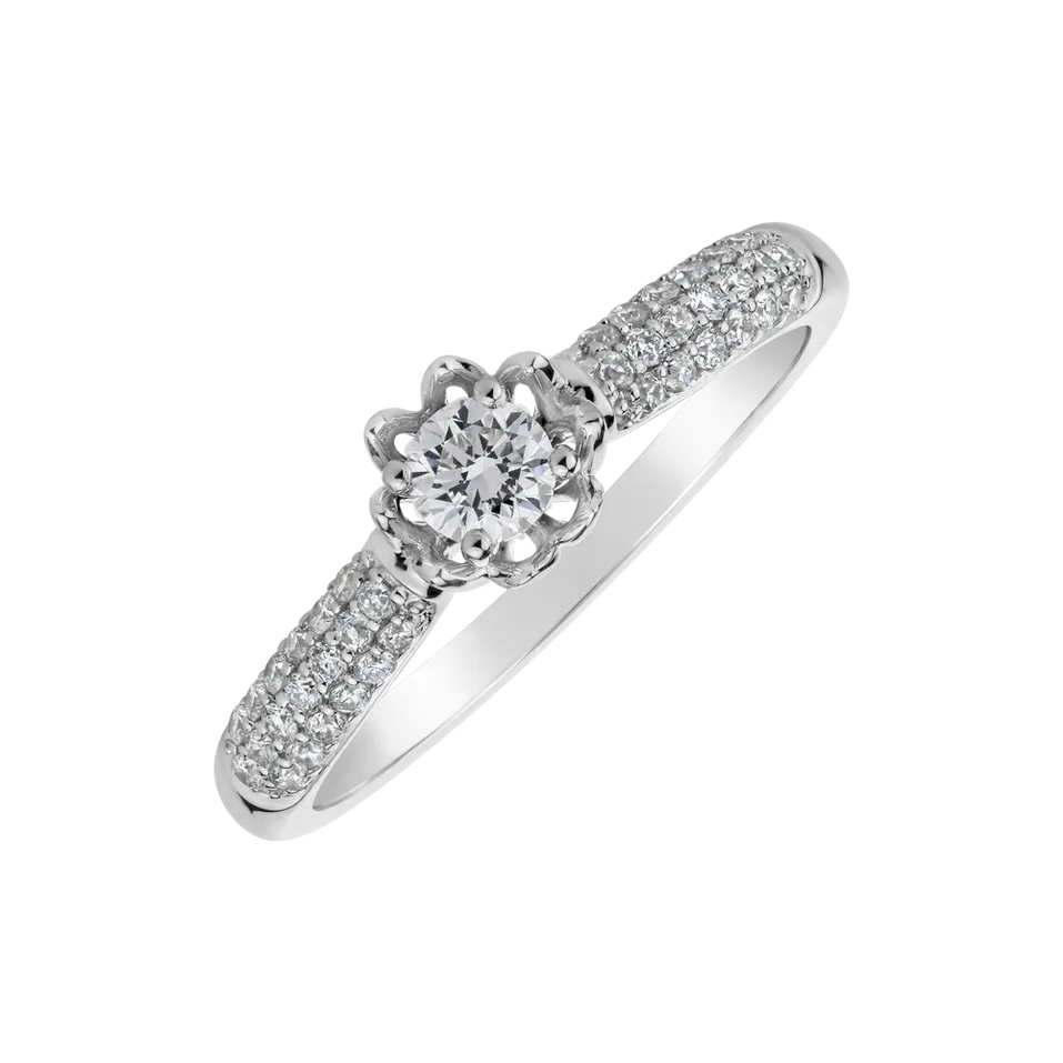 Prsteň s diamantmi Harmonious Light