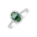 Prsteň so smaragdom a diamantmi Princess Desperation2