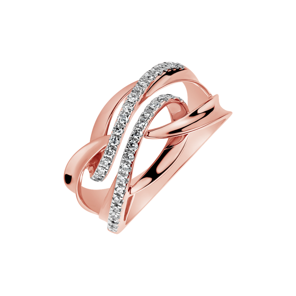 Prsteň s diamantmi Félix