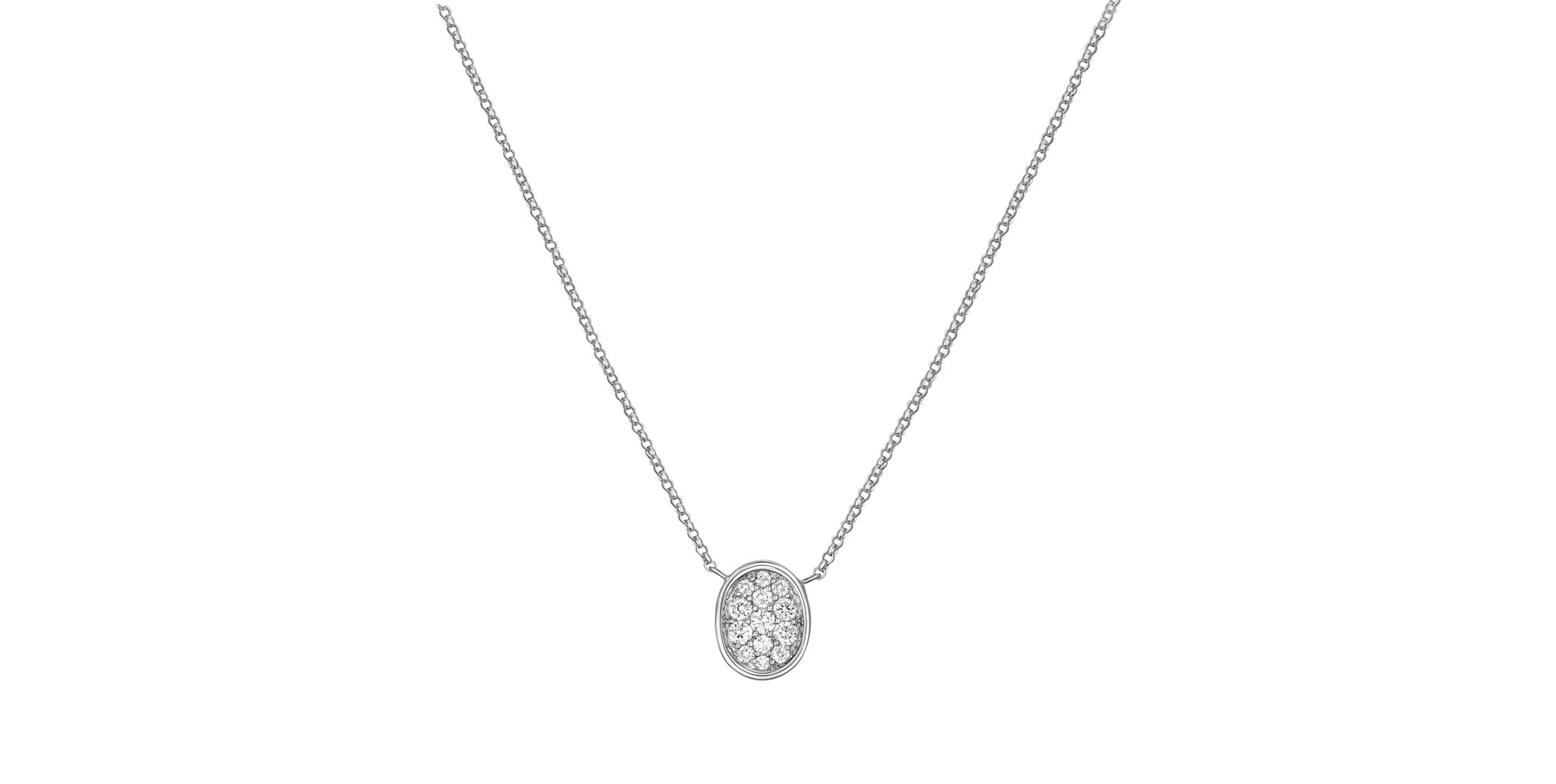 Náhrdelník s diamantmi Moon Envoy