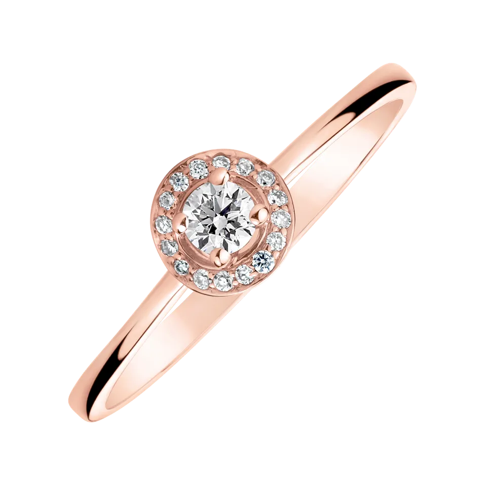 Prsteň s diamantmi Bright Glow
