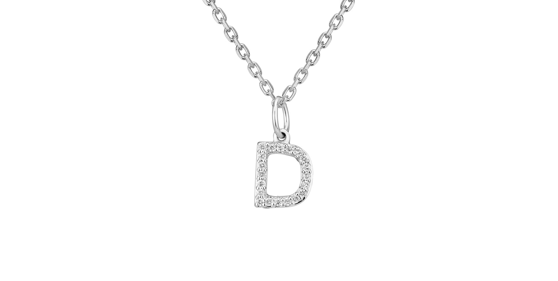 Prívesok s diamantmi Line Glitter  D