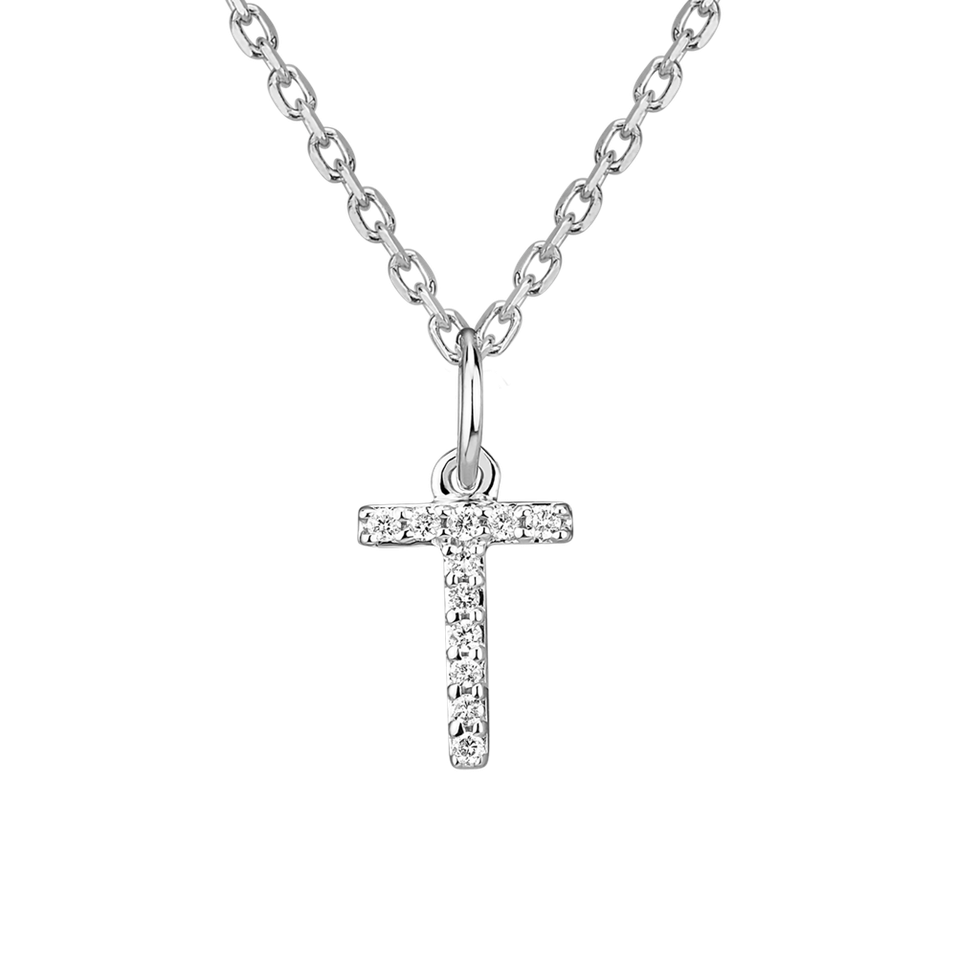 Prívesok s diamantmi Line Glitter  T