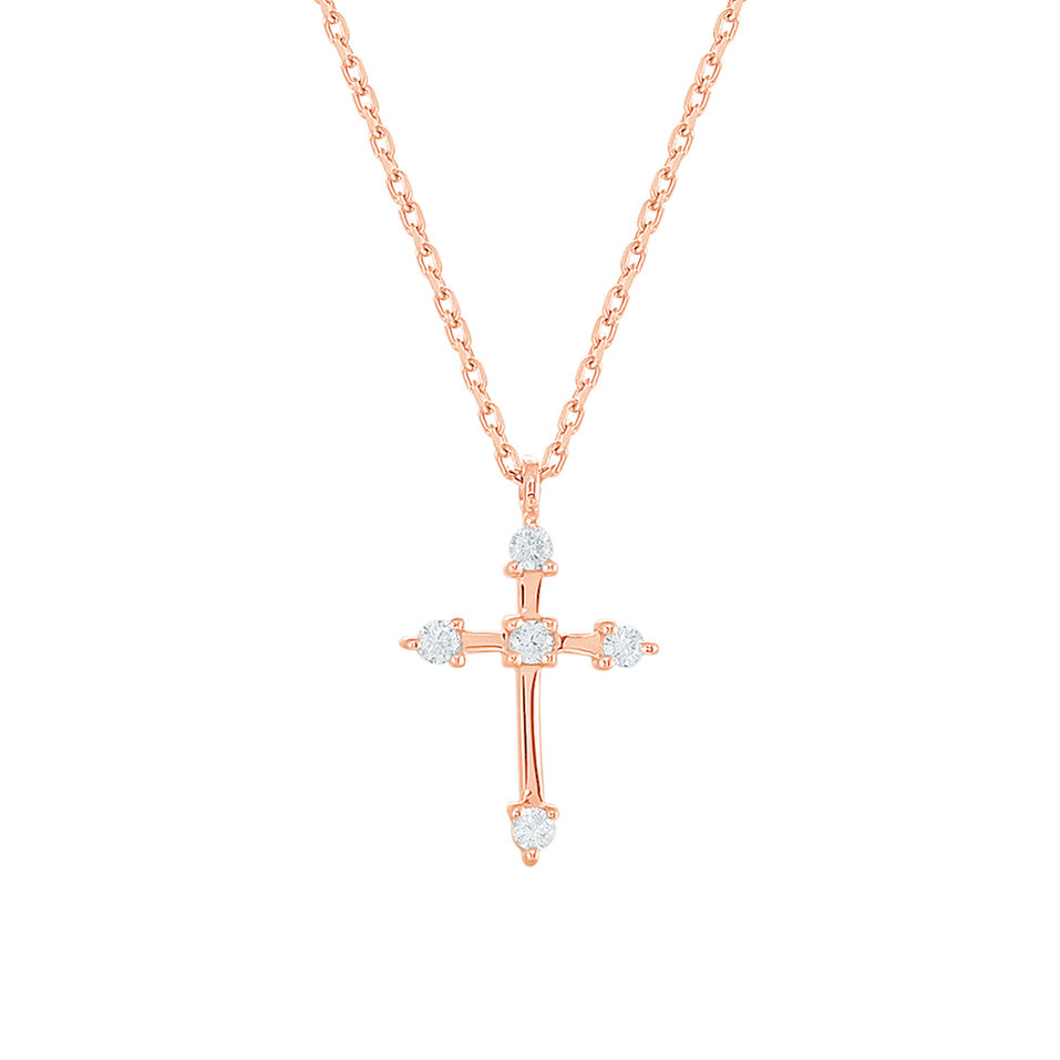 Náhrdelník s diamantmi Secret Glory