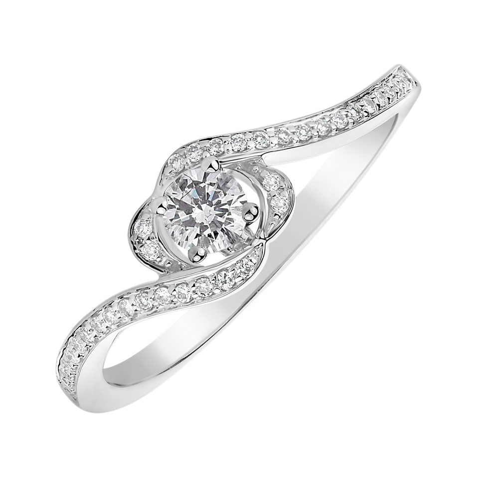 Prsteň s diamantmi Luxury Sensuality