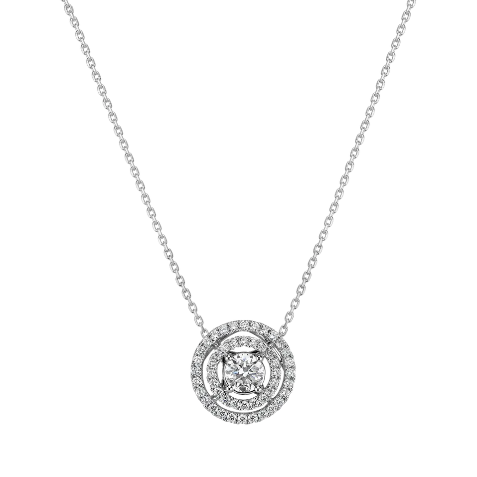 Přívěsok s diamantmi Royal Circle
