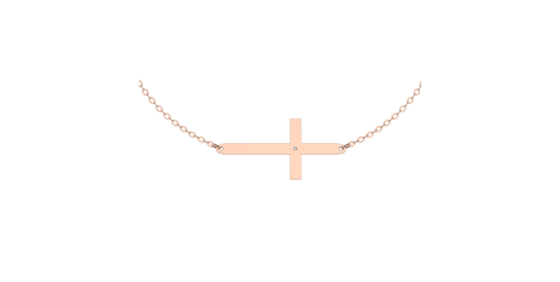 Náramok s diamantom Cross