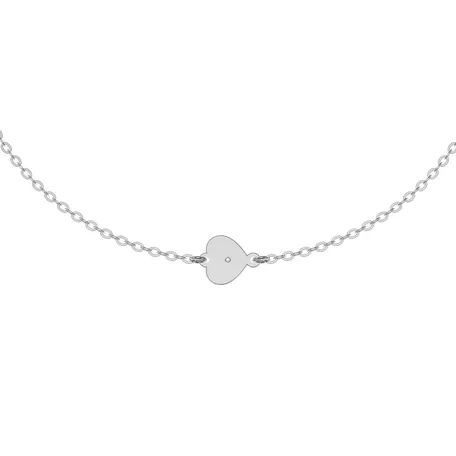 Náramok s diamantom Little Heart