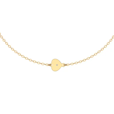 Náramok s diamantom Little Heart