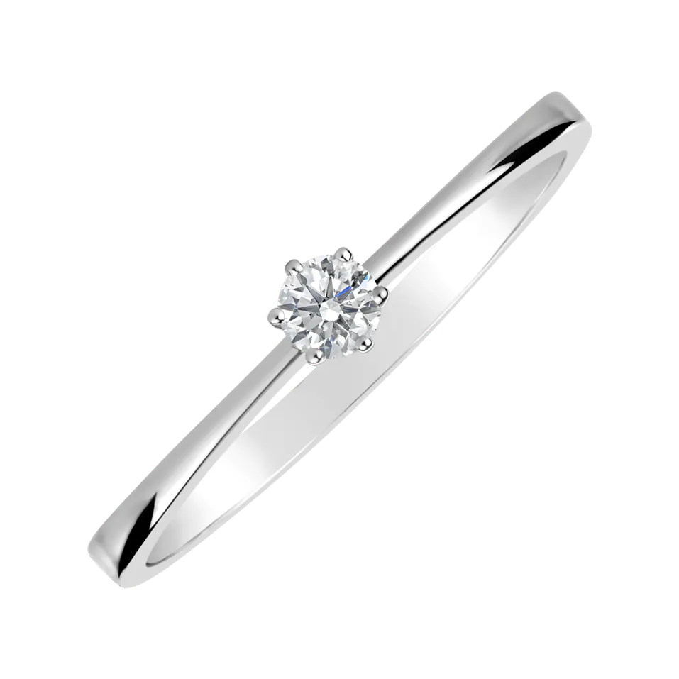 Prsteň s diamantom Made with Love