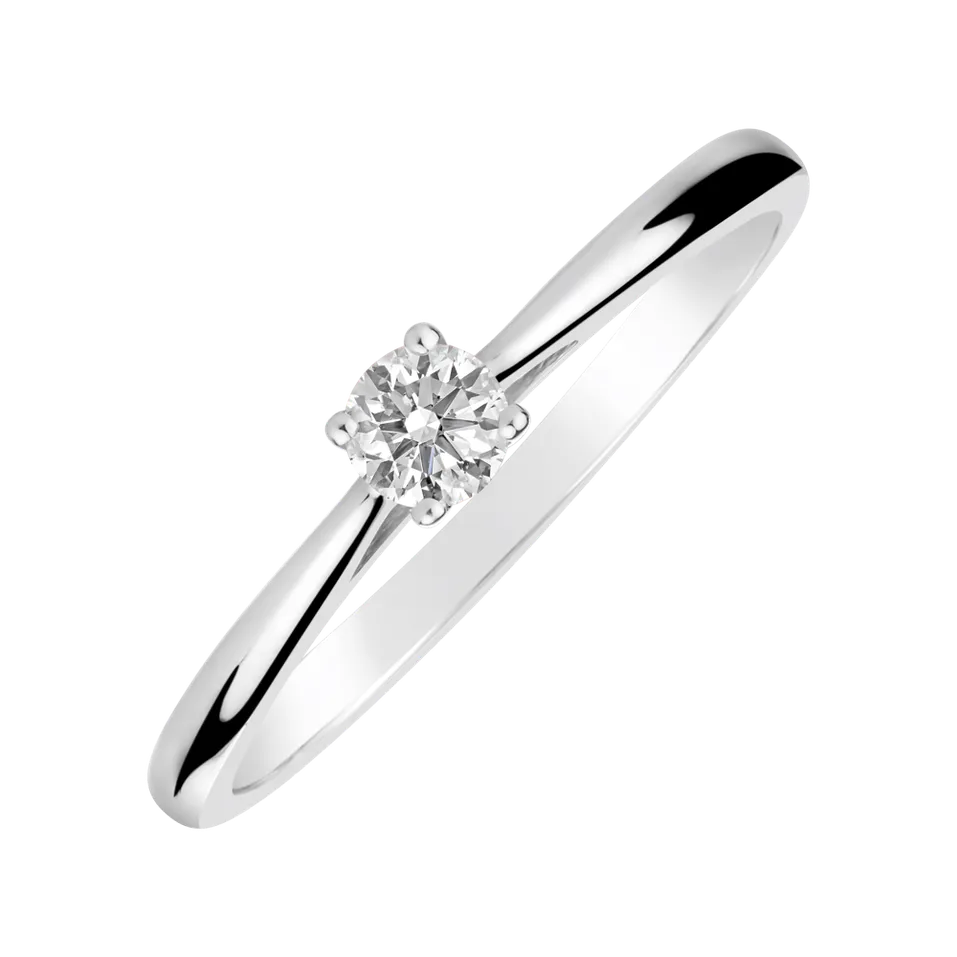 Prsteň s diamantom Made with Love