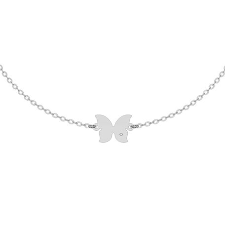 Náramok s diamantom Little Butterfly