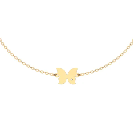 Náramok s diamantom Little Butterfly