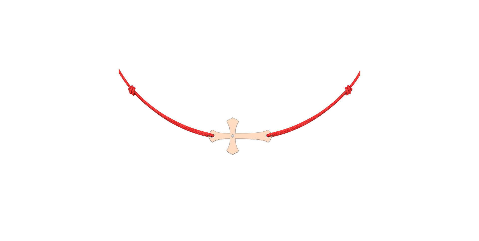 Diamantový náramok so šnúrkou Faith