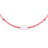Diamantový náramok so šnúrkou Gold Heart2