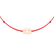 Diamantový náramok so šnúrkou Gold Heart2