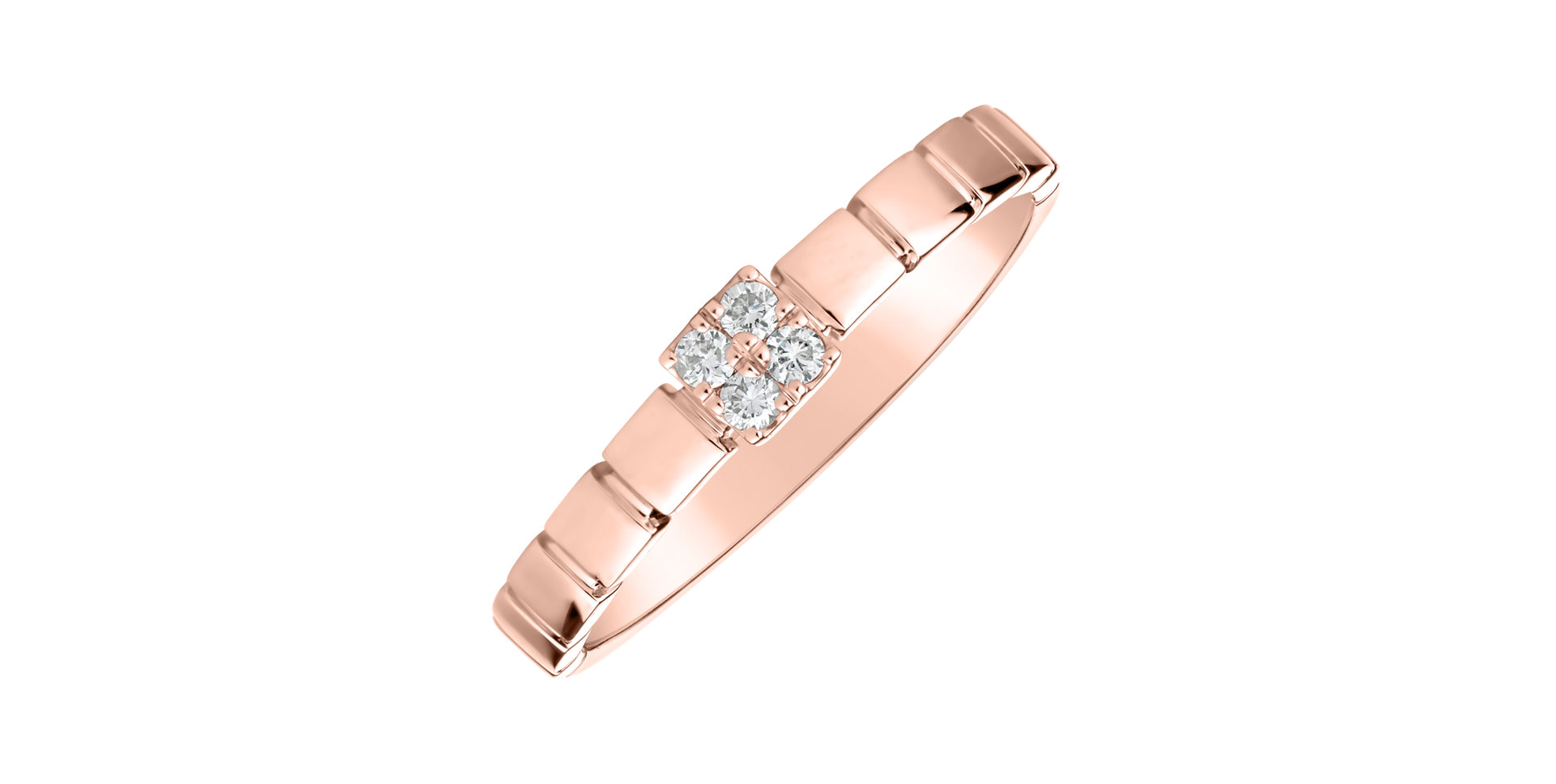 Prsteň s diamantmi Vivid Shine