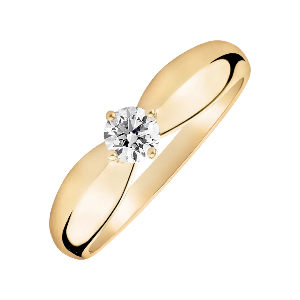 Prsteň s diamantom Bold Love