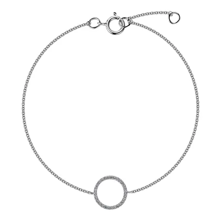 Náramok s diamantmi Circle