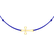 Diamantový náramok so šnúrkou Faith2