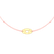 Diamantový náramok so šnúrkou Gold Heart2
