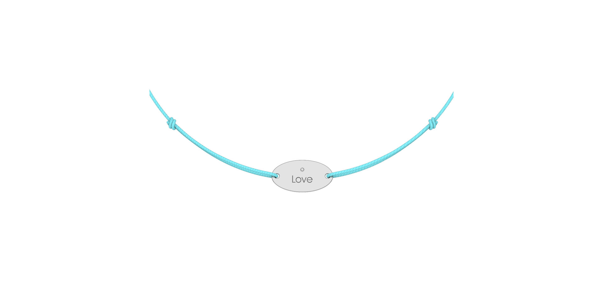 Diamantový náramok so šnúrkou Gold Stamp