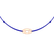 Diamantový náramok so šnúrkou Gold Heart2