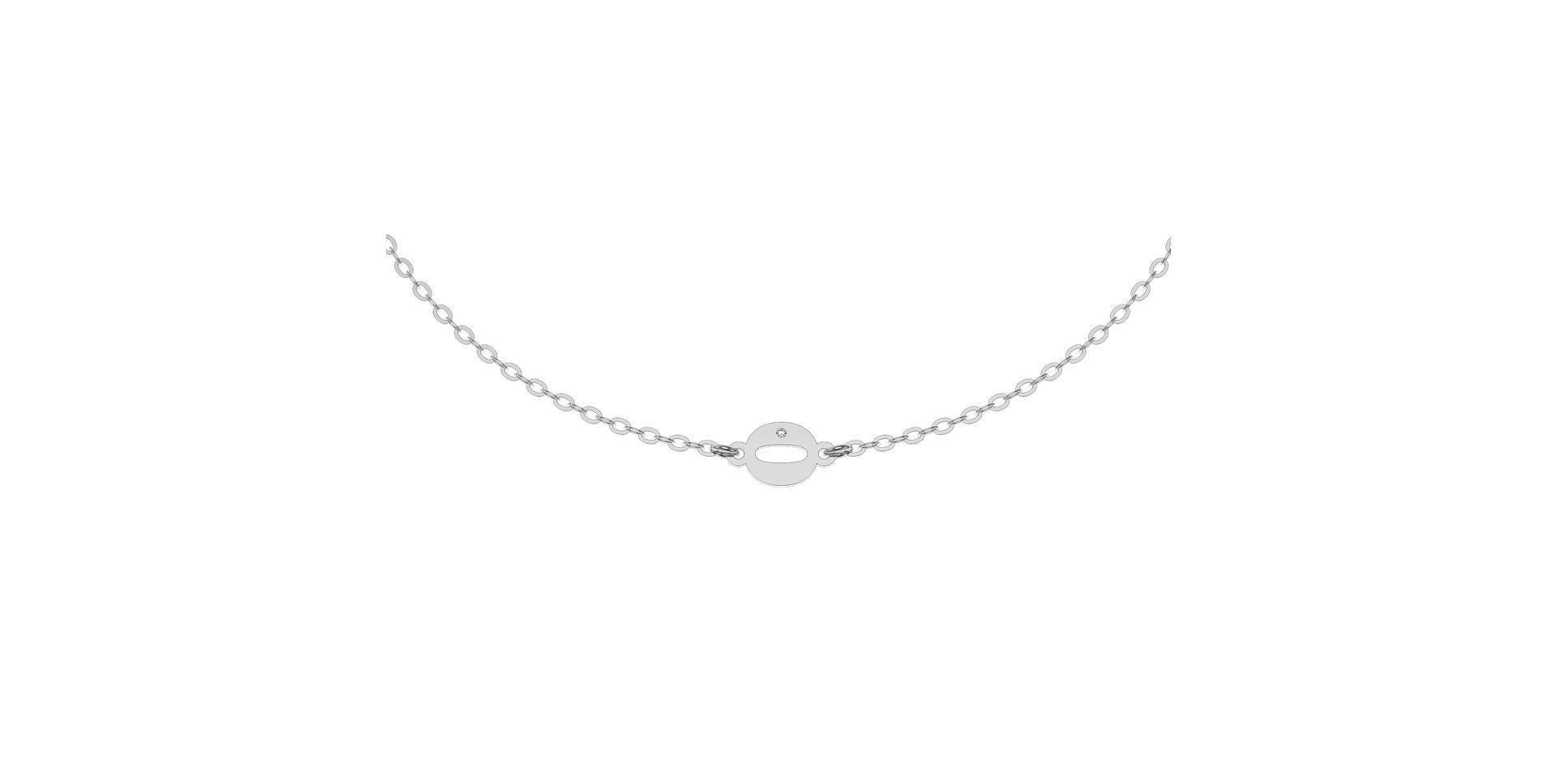 Náramok s diamantom Lucky Zero