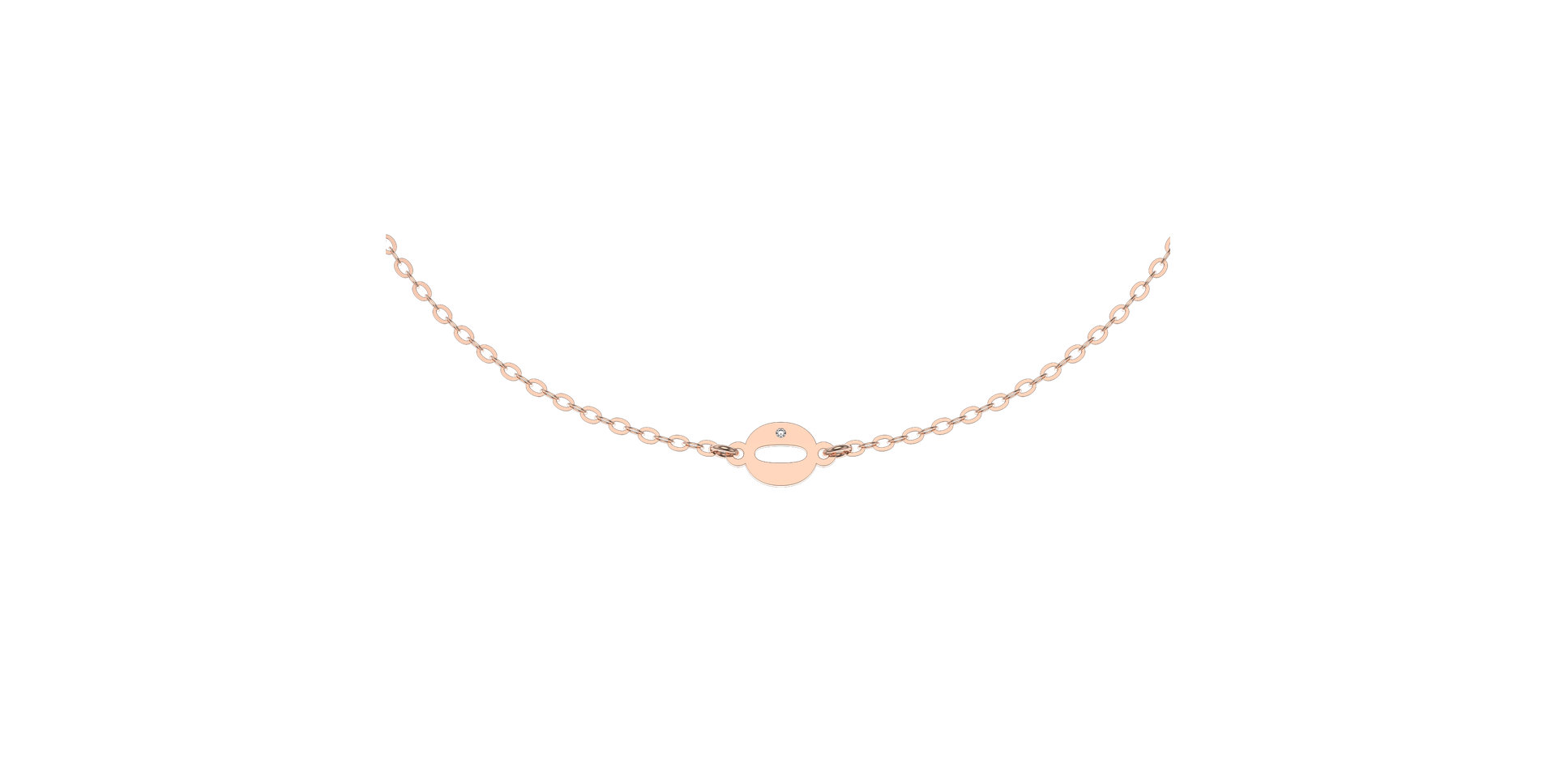 Náramok s diamantom Lucky Zero