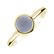 Prsteň s chalcedónom blue Bonbon2