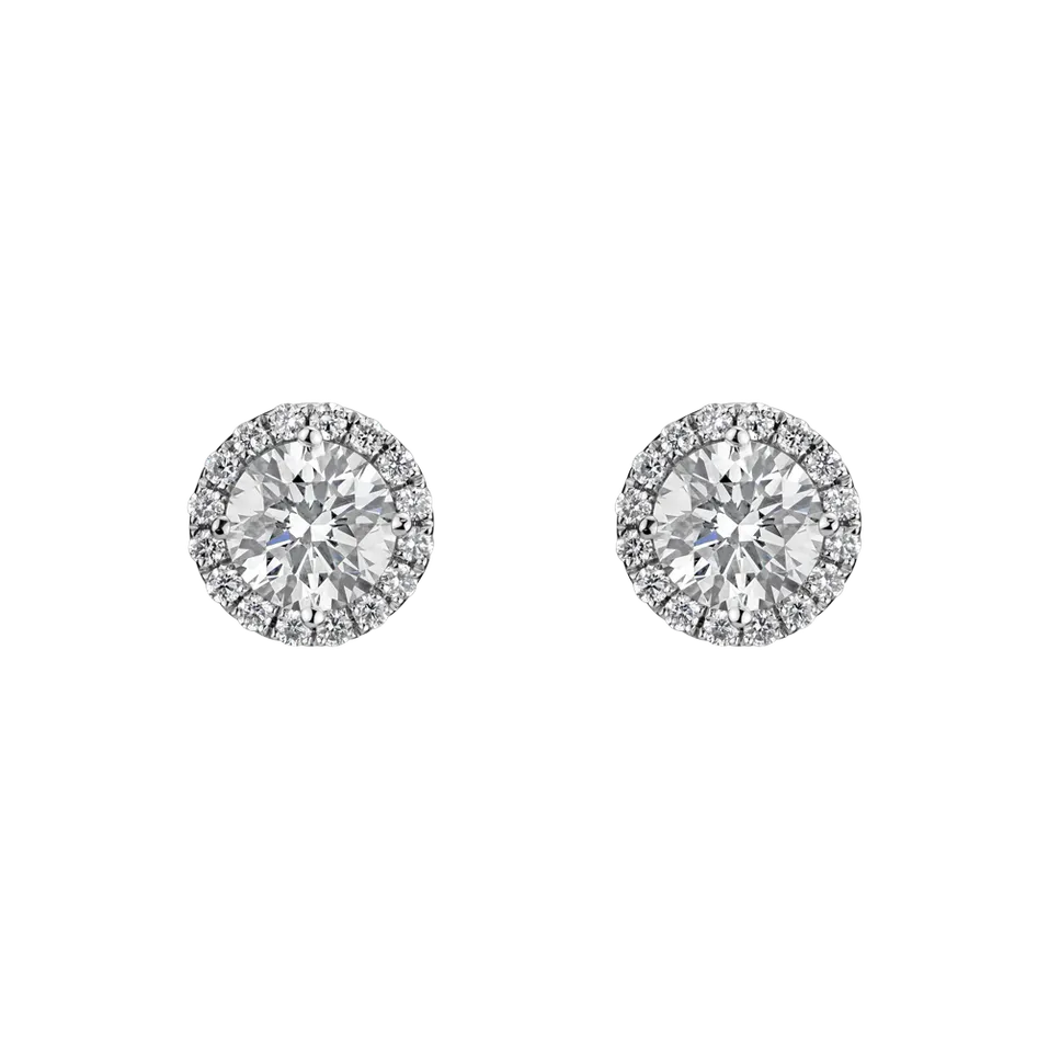 Náušnice s diamantmi Essential Spark