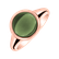 Prsteň s prehnitom Bonbon2
