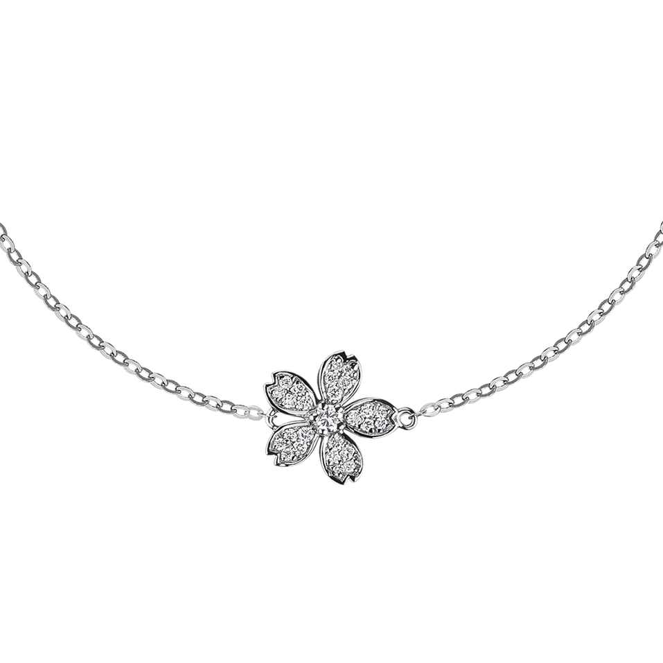 Náramok s diamantmi Flower