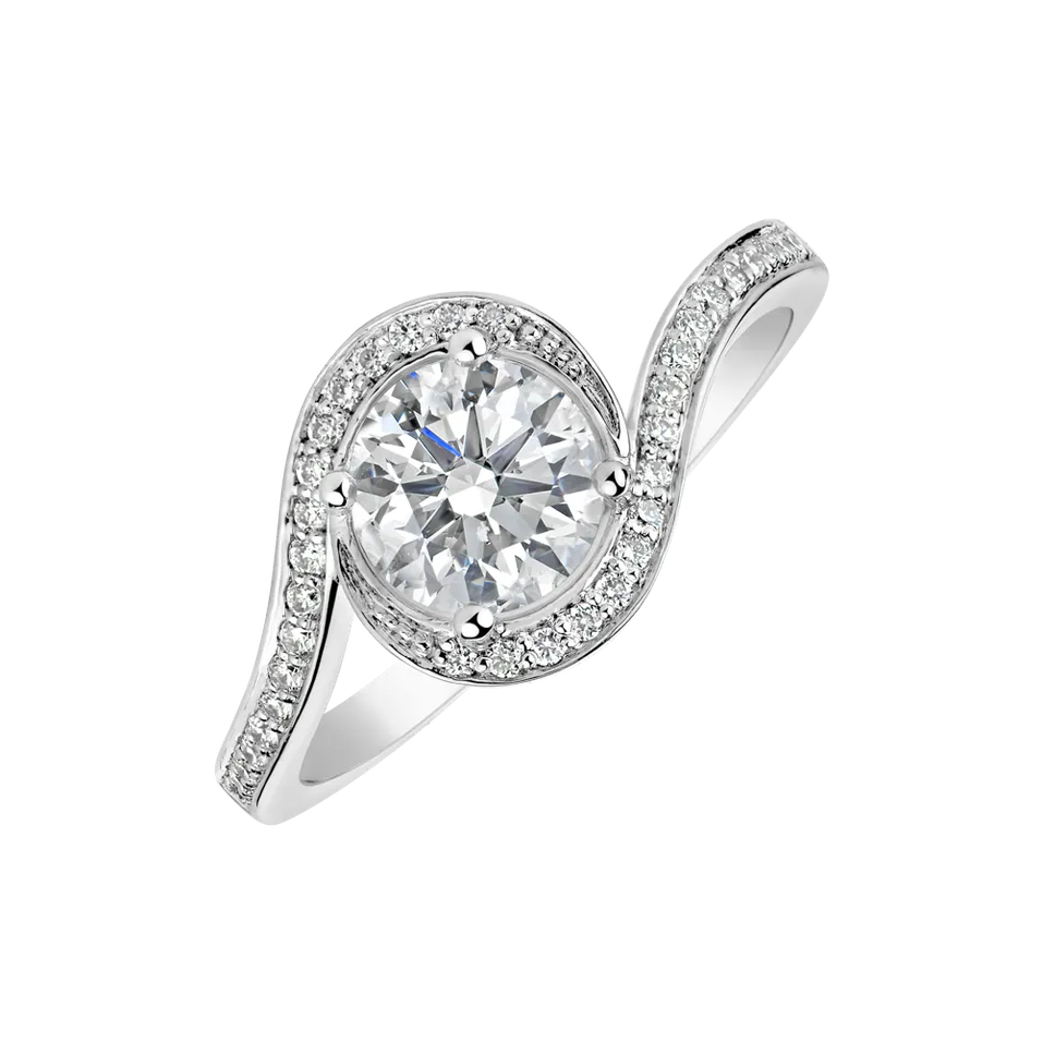 Prsteň s diamantmi Royal Twist