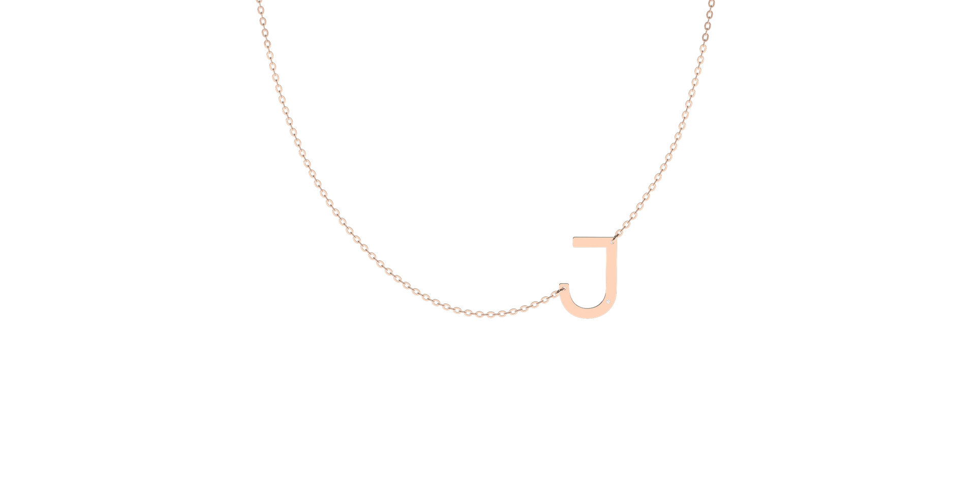 Náhrdelník s diamantom Big Line J