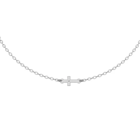 Náramok s diamantom Tiny Cross
