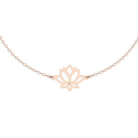 Náramok s diamantom Lotus