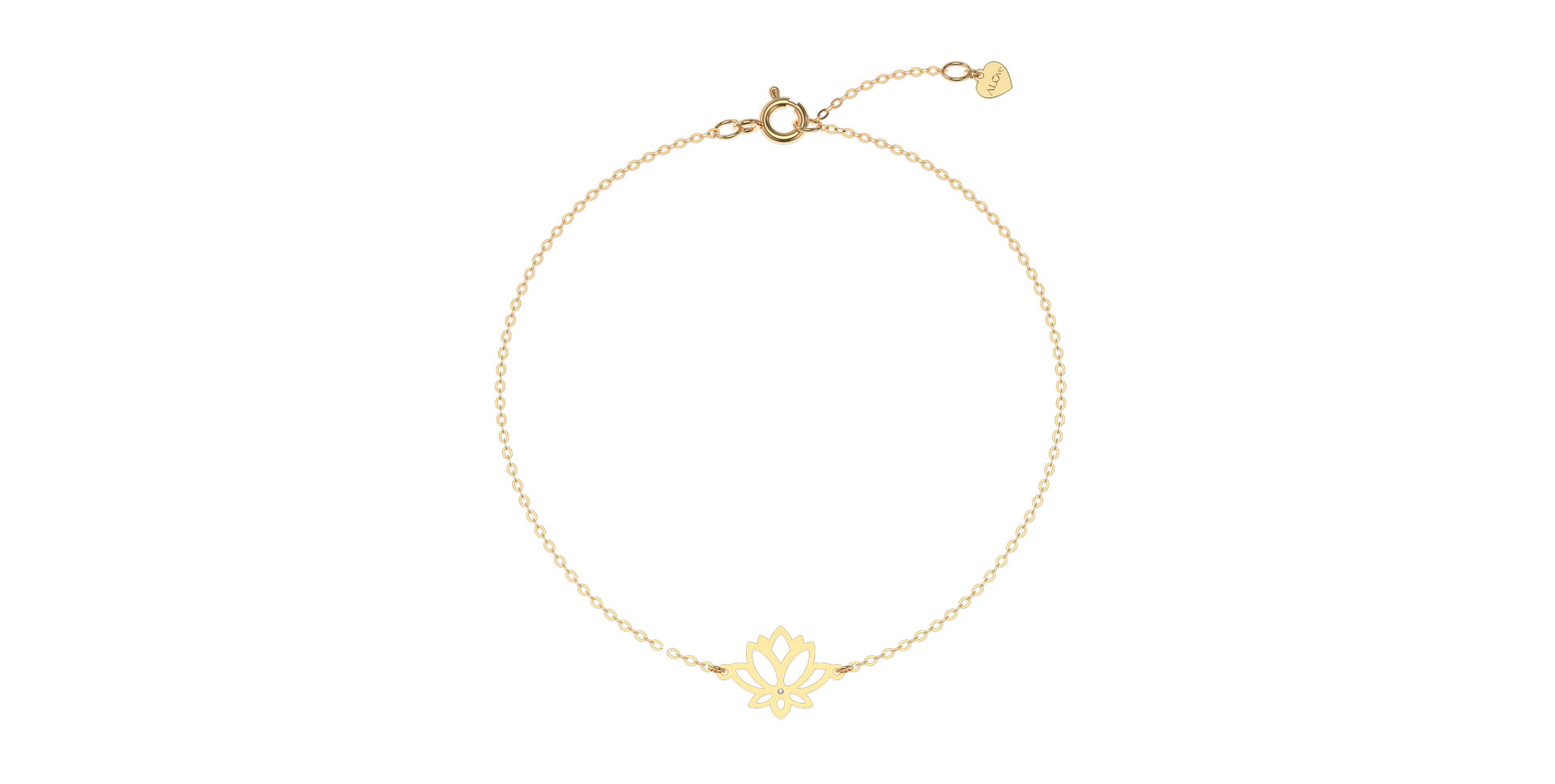 Náramok s diamantom Lotus